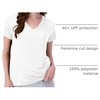 Hanes Women’s T-Shirt, 5-Pack, Sport Cool Dri V-Neck Performance Tees, Moisture-Wicking, Sun Protection(White – 1 Pack)