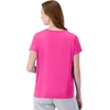 Hanes Women’s T-Shirt, 5-Pack, Sport Cool Dri V-Neck Performance Tees, Moisture-Wicking, Sun Protection(Wow Pink – 1 Pack)