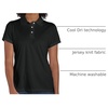 Hanes womens Performance Polo, Single or 3-Pack, Sport Cool DRI Moisture-Wicking Polo Shirt, 40+ UPF Protection(Black – 1 Pack)
