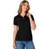 Hanes womens Performance Polo, Single or 3-Pack, Sport Cool DRI Moisture-Wicking Polo Shirt, 40+ UPF Protection(Black/White/Gray – 3 Pack)
