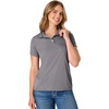 Hanes womens Performance Polo, Single or 3-Pack, Sport Cool DRI Moisture-Wicking Polo Shirt, 40+ UPF Protection(Black/White/Gray – 3 Pack)