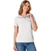 Hanes womens Performance Polo, Single or 3-Pack, Sport Cool DRI Moisture-Wicking Polo Shirt, 40+ UPF Protection(Black/White/Gray – 3 Pack)