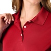 Hanes womens Performance Polo, Single or 3-Pack, Sport Cool DRI Moisture-Wicking Polo Shirt, 40+ UPF Protection(Deep Red – 1 Pack)