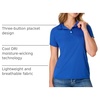 Hanes womens Performance Polo, Single or 3-Pack, Sport Cool DRI Moisture-Wicking Polo Shirt, 40+ UPF Protection(Deep Royal – 1 Pack)