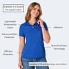 Hanes womens Performance Polo, Single or 3-Pack, Sport Cool DRI Moisture-Wicking Polo Shirt, 40+ UPF Protection(Deep Royal – 1 Pack)