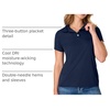 Hanes womens Performance Polo, Single or 3-Pack, Sport Cool DRI Moisture-Wicking Polo Shirt, 40+ UPF Protection(Navy – 1 Pack)