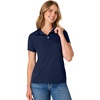 Hanes womens Performance Polo, Single or 3-Pack, Sport Cool DRI Moisture-Wicking Polo Shirt, 40+ UPF Protection(Navy)