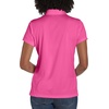Hanes womens Performance Polo, Single or 3-Pack, Sport Cool DRI Moisture-Wicking Polo Shirt, 40+ UPF Protection(Wow Pink)