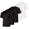 Hanes Men’s Cool Dri Performance T-Shirt, Moisture-Wicking Short Sleeve Tee, 40+ UPF Protection, 2 Or 5 Pack(Black/White – 5 Pack)