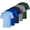 Hanes Men’s Cool Dri Performance T-Shirt, Moisture-Wicking Short Sleeve Tee, 40+ UPF Protection, 2 Or 5 Pack(Light Blue  Deep Royal  Navy  Graphite  Deep Forest)