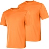 Hanes Men’s Cool Dri Performance T-Shirt, Moisture-Wicking Short Sleeve Tee, 40+ UPF Protection, 2 Or 5 Pack(Safety Orange – 2 Pack)