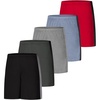 Hanes Men’s Shorts, Cool Dri® 7″ Color Blocked Short, Moisture Wicking + UPF 40 Men’s Athletic Shorts(Black/Charcoal/Graphite/Navy Heather/Red)