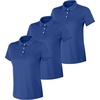 Hanes womens Performance Polo, Single or 3-Pack, Sport Cool DRI Moisture-Wicking Polo Shirt, 40+ UPF Protection(Deep Royal)