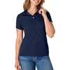 Hanes womens Performance Polo, Single or 3-Pack, Sport Cool DRI Moisture-Wicking Polo Shirt, 40+ UPF Protection(Navy – 1 Pack)