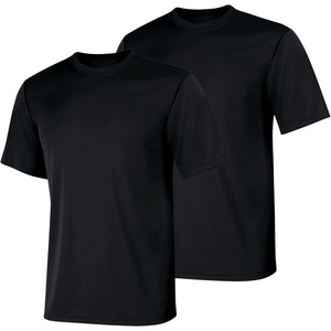 Hanes Men’s Cool Dri Performance T-Shirt, Moisture-Wicking Short Sleeve Tee, 40+ UPF Protection, 2 Or 5 Pack(Black – 2 Pack)