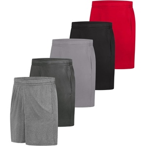 Hanes Men’s Shorts, Cool Dri® 7″ Color Blocked Short, Moisture Wicking + UPF 40 Men’s Athletic Shorts(Deep Red/Black/Graphite/Charcoal/Gray Heather)