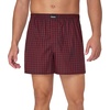 Hanes Men’s Underwear Boxers, Originals Ultimate Cotton-stretch Woven Moisture-wicking Multipack Boxer(Red Checks and Stripes)