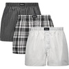 Hanes Men’s Underwear Boxers, Originals Ultimate Cotton-stretch Woven Moisture-wicking Multipack Boxer(Black/White Plaid and Prints)