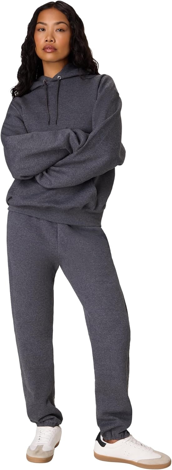 image:imageHanes Mens Sweatpants Ultimate Cotton Fleece Sweatpants Joggers with Pockets for MenCharcoal Heather