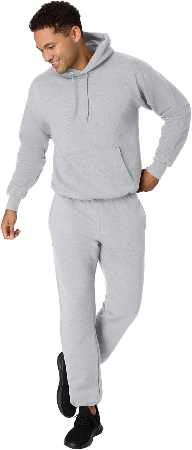 image:imageHanes Mens Sweatpants Ultimate Cotton Fleece Sweatpants Joggers with Pockets for MenLight Steel