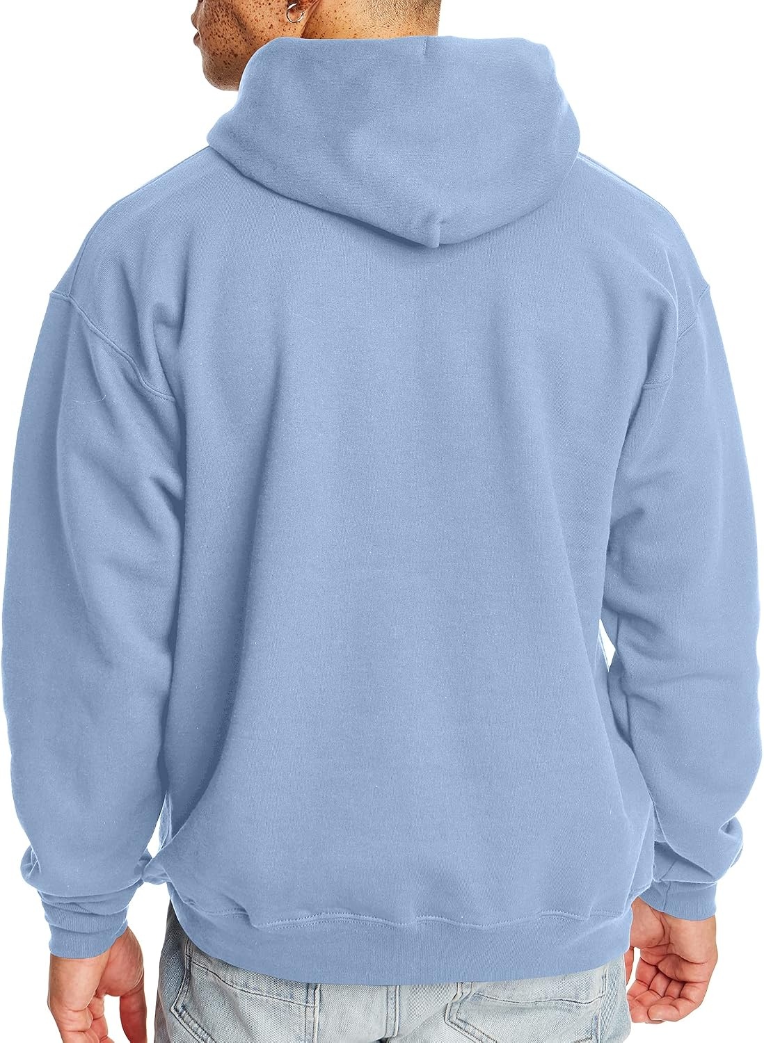 image:imageHanes Mens Ultimate Sweatshirt Heavyweight Fleece Hoodie Cotton Sweatshirt for MenLight Blue