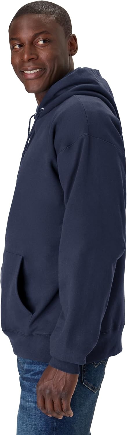 image:imageHanes Mens Ultimate Sweatshirt Heavyweight Fleece Hoodie Cotton Sweatshirt for MenNavy