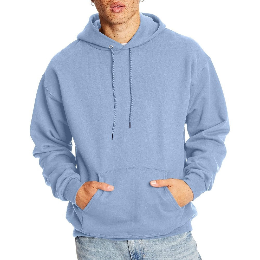 image:imageHanes Mens Ultimate Sweatshirt Heavyweight Fleece Hoodie Cotton Sweatshirt for MenLight Blue