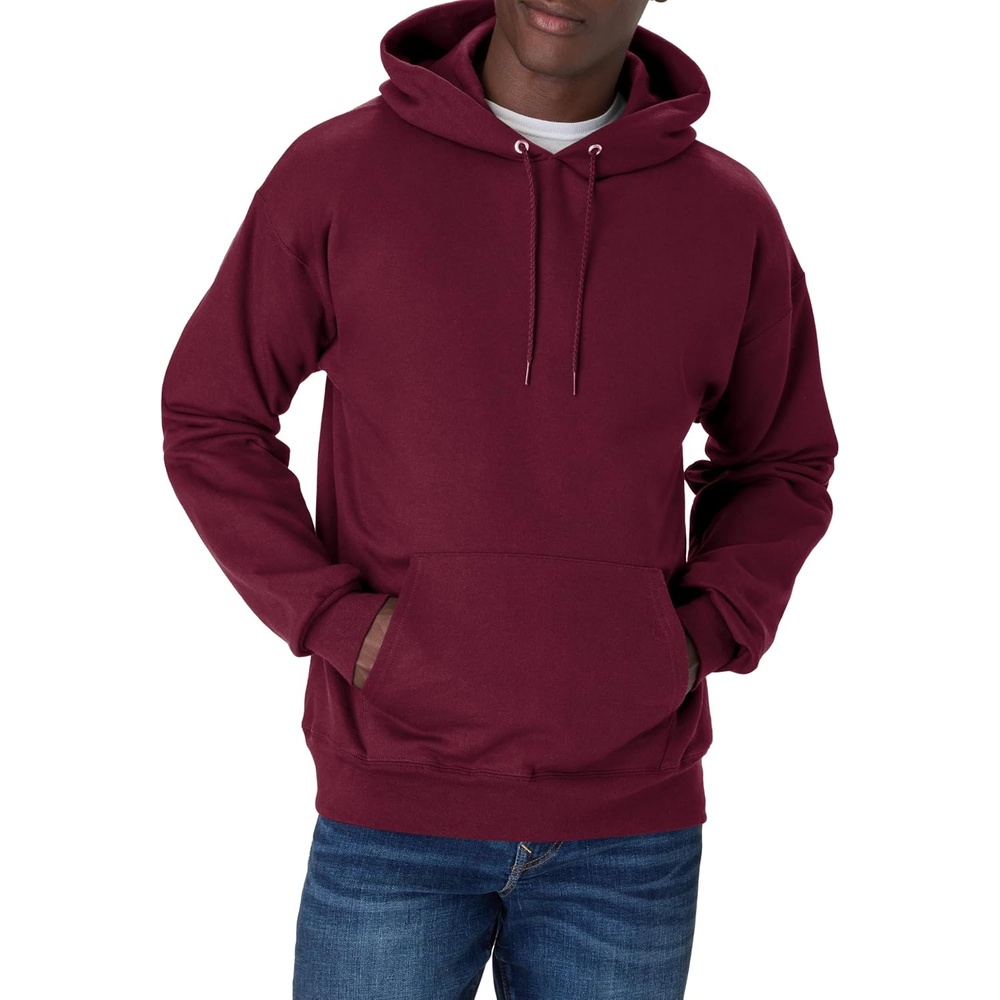 image:imageHanes Mens Ultimate Sweatshirt Heavyweight Fleece Hoodie Cotton Sweatshirt for MenMaroon