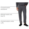 Hanes Men’s Sweatpants, Ultimate Cotton Fleece Sweatpants, Joggers with Pockets for Men(Charcoal Heather)
