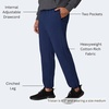 Hanes Men’s Sweatpants, Ultimate Cotton Fleece Sweatpants, Joggers with Pockets for Men(Navy)