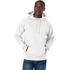 Hanes Men’s Ultimate Sweatshirt, Heavyweight Fleece Hoodie, Cotton Sweatshirt for Men(White)