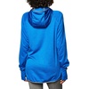 Hanes Sport Women’s Performance Fleece Full Zip Hoodie(Awesome Blue Heather/Dada Grey Binding)