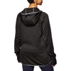 Hanes Sport Women’s Performance Fleece Full Zip Hoodie(Black Heather/Dada Grey Binding)