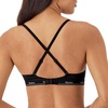 Hanes Women’s Originals Full Coverage Contour Wireless Stretch Cotton T-Shirt Bra(Black)