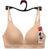 Hanes Women’s Originals Full Coverage Contour Wireless Stretch Cotton T-Shirt Bra(Deep Glow)
