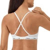 Hanes Women’s Originals Full Coverage Contour Wireless Stretch Cotton T-Shirt Bra(White)