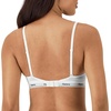 Hanes Women’s Originals Full Coverage Contour Wireless Stretch Cotton T-Shirt Bra(White)
