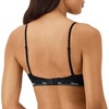 Hanes Women’s Triangle Bralette Pack, 2-Pack, Originals Breathable Stretch Cotton Bras for Women, Wireless Bra(Black/Deep Glow)