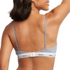Hanes Women’s Triangle Bralette Pack, 2-Pack, Originals Breathable Stretch Cotton Bras for Women, Wireless Bra(Shelton Red/Concrete Heather)