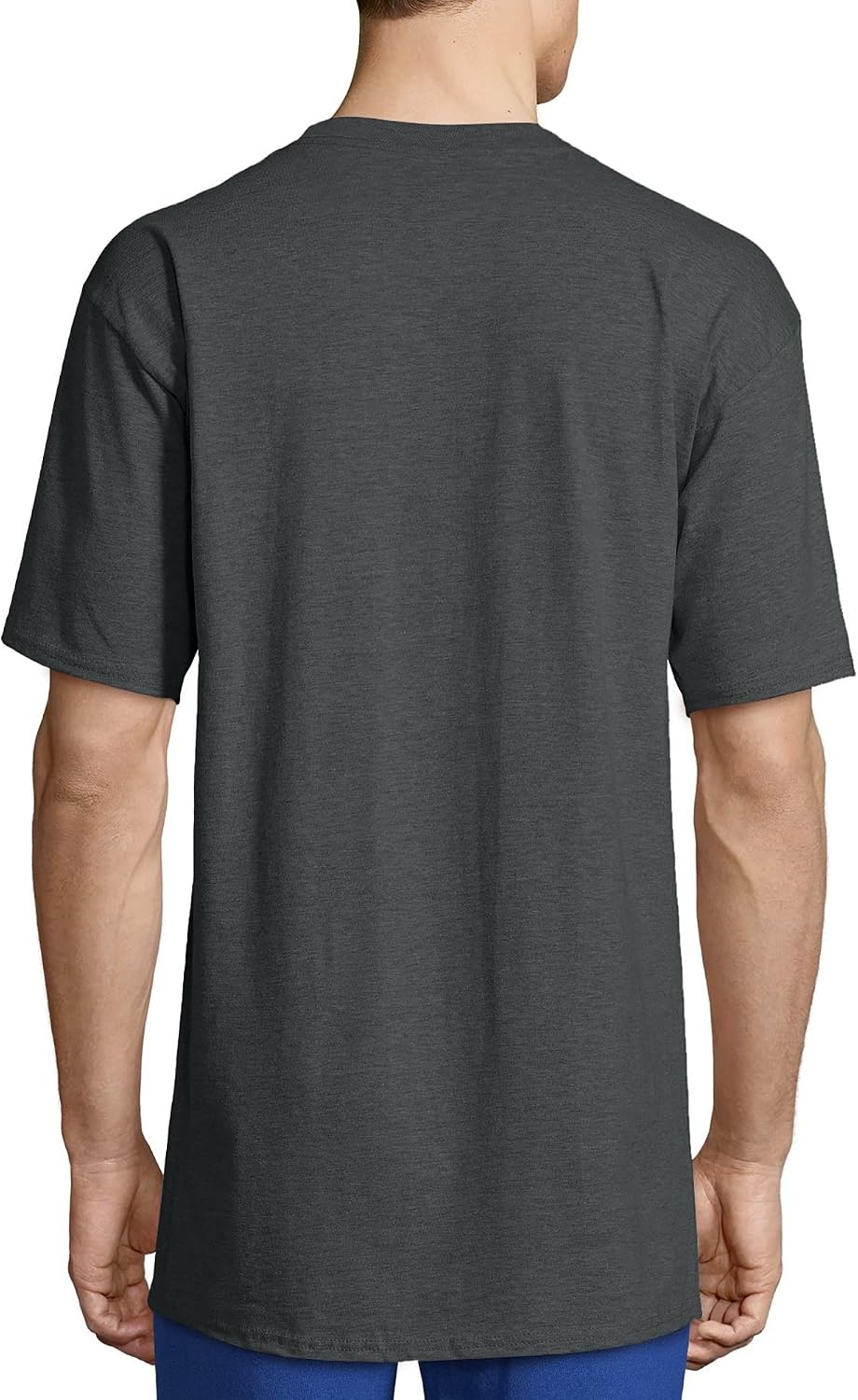 image:imageHanes Mens BeefyT TShirt Heavyweight Cotton TShirts for Men 1 or 2 Pack Mens Tees TallCharcoal Heather