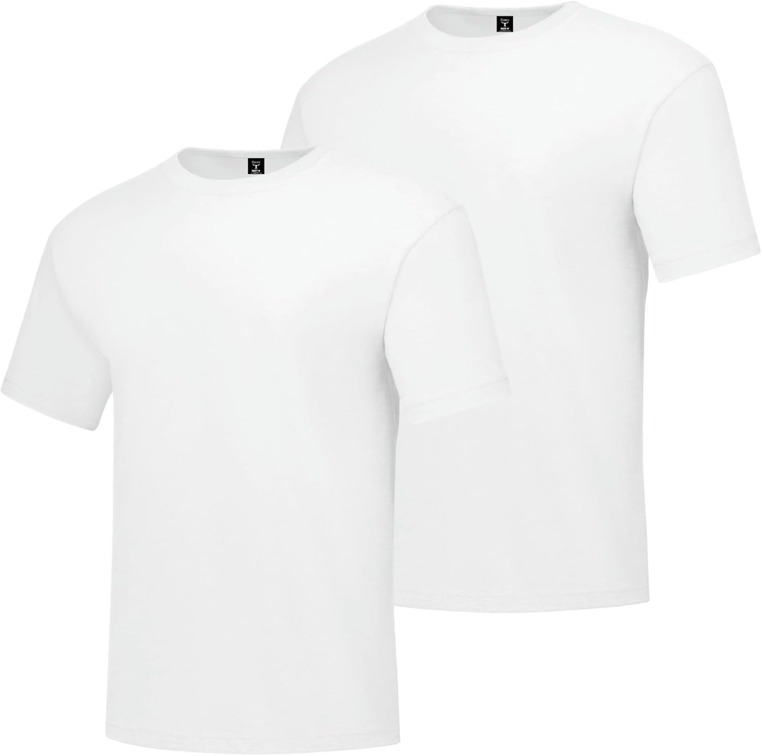 image:imageHanes Mens BeefyT TShirt Heavyweight Cotton TShirts for Men 1 or 2 Pack Mens Tees TallWhite