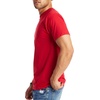 Hanes Men’s Beefy-T T-Shirt, Heavyweight Cotton T-Shirts for Men, 1 or 2 Pack, Men’s Tees (Tall(Deep Red)
