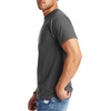 Hanes Men’s Beefy-T T-Shirt, Heavyweight Cotton T-Shirts for Men, 1 or 2 Pack, Men’s Tees (Tall(Smoke Gray)