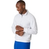 Hanes Men’s Quarter-zip Pullover, Ecosmart Fleece Pullover Shirt for Men, Cotton Blend(Ash)