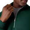 Hanes Men’s Quarter-zip Pullover, Ecosmart Fleece Pullover Shirt for Men, Cotton Blend(Deep Forest)