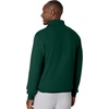 Hanes Men’s Quarter-zip Pullover, Ecosmart Fleece Pullover Shirt for Men, Cotton Blend(Deep Forest)