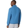 Hanes Men’s Quarter-zip Pullover, Ecosmart Fleece Pullover Shirt for Men, Cotton Blend(Denim Blue)