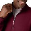 Hanes Men’s Quarter-zip Pullover, Ecosmart Fleece Pullover Shirt for Men, Cotton Blend(Maroon)