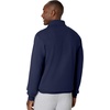 Hanes Men’s Quarter-zip Pullover, Ecosmart Fleece Pullover Shirt for Men, Cotton Blend(Navy)