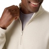 Hanes Men’s Quarter-zip Pullover, Ecosmart Fleece Pullover Shirt for Men, Cotton Blend(Sand)